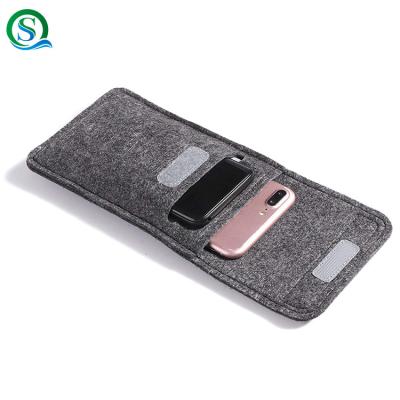 China Eco-friendly Felt Phone Sleeve Protector Case Carry Bag, Portable Felt Pouch Carry Cover Device For Tablet Smartphone for sale