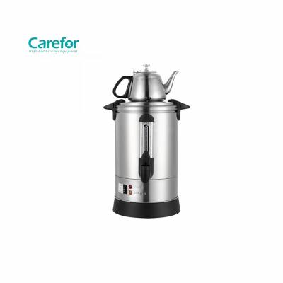 China Keep Hot 6-15liter Double Wall Samovar Tea Urn Temperature Control Stainless Steel Shabbat Water Heater for sale