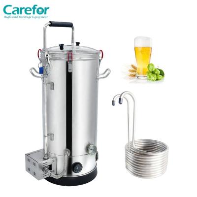 China 30l Temperature Control Stainless Steel Home Brew Beer All In One Tank Beer Brew Brewery Equipment Beer Brewing Equipment On Sale for sale