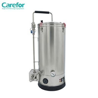 China Temperature Control Beer Brewing Equipment 30l Stainless Steel Beer Equipment Brewery Equipment Beer Brewing For Home for sale