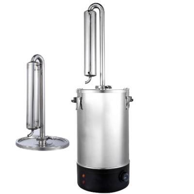 China Temperature Control Restaurant Commercial Supply Alcohol Mini 5 Gallons Alcohol Distilling Equipment Alcohol Distiller Distill Machine for sale