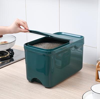 China Freshness Preservation Rice Storage Box 10KG Kitchen Food Storage Container Set For Perfect Food Dry for sale