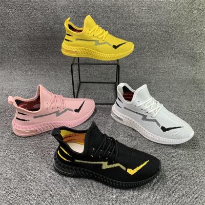 China 591 2021 Lightweight Spring Women's Flying Weaving Shoe Outdoor Breathable Sneaker for sale