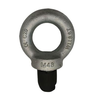 China High Quality Port Hardware Fasteners Raising Eye Bolt / Raising Eye Nut Din580 for sale