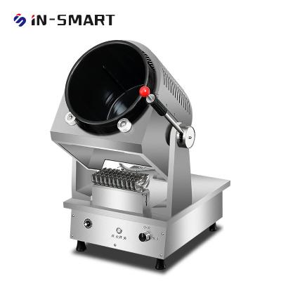 China In-Smart cheap commercial automatic cooking machine semi gas wok rotary stir fry  intelligent robot Full automatic restaurant WM-03 for sale