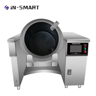 China Food Shop In-Smart Commercial Custom Non Stick Intelligent Food Cooker robot cooking machine automatic stir fryer gas Machine Auto cooking for sale