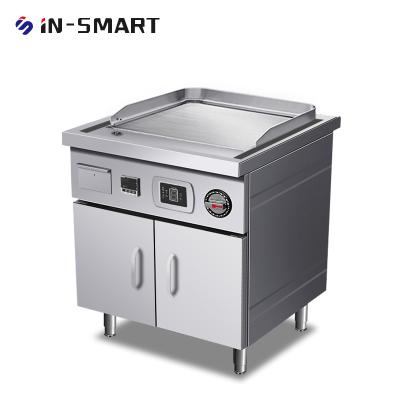 China Food Shop In-Smart Electromagnetic Teppanyaki single control grill oven Grilled cold noodles hand cake squid steak commercial teppanyaki for sale