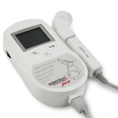 China Large Color Screen Portable Fetal Doppler /baby Heartbeat Monitor Fetal Doppler Price for sale