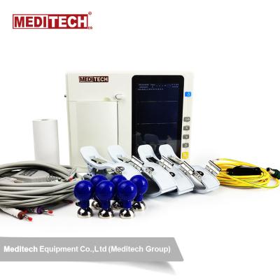 China China Meditech Portable 3 Channel ECG Machine EKG-3A, Large Screen and PC ECG Software to Import Data from ECG Device for sale