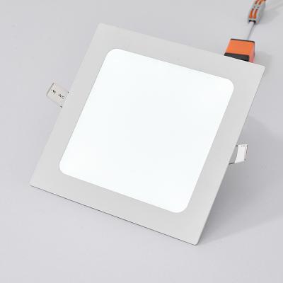 China Modern Listed Ultra Thin Recessed Square Ceiling Downlight Led Panel Light 3W for sale