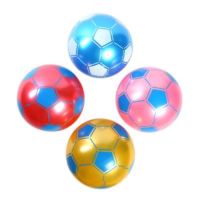 China Wholesale Inflatable Beaded Printed Ball Children's Toy High Quality Inflatable Soccer Gift Toy Ball for sale