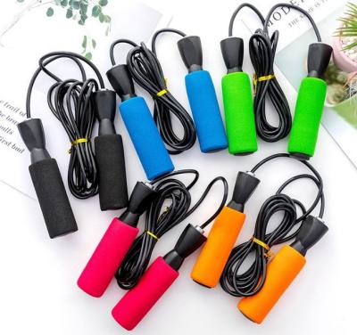 China Durable Sporting Goods Sponge Handles Jump Ropes Jump Rope Speed ​​Skipping Rope For Match for sale