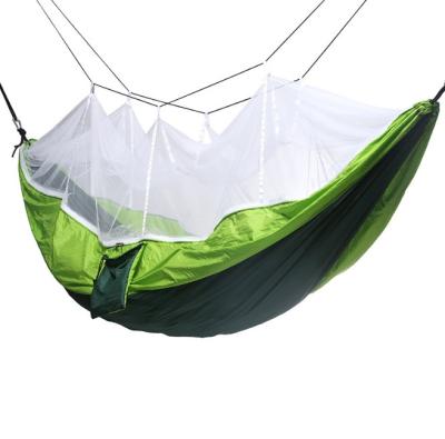 China Durable Sporting Goods Customized Single And Double Size Multicolor Outdoor Camping Hammock Nylon Parachute for sale