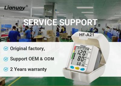 China 2*99 Square Memory Storage Lianuoy Wrist Medical Sphygmomanometer Voice Digital Boiling Point Machine Blood Pressure Monitor for sale