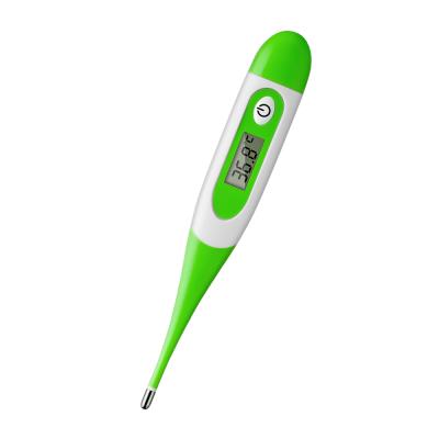 China Household High Quality Green Forehead Thermometer LCD Display Electronic Digital Thermometer for sale