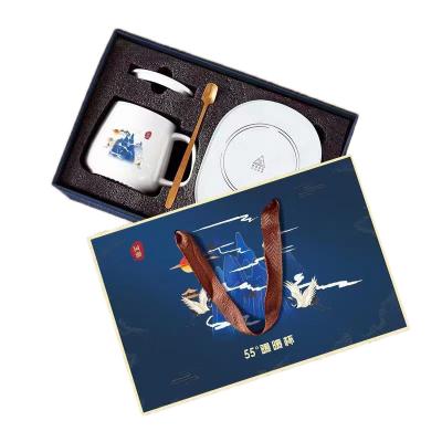 China PORTABLE Handsome Thermostatic Cup Gift Box With 55 Degree Cup Office Thermostatic Mugs for sale