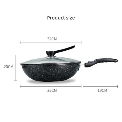 China Sustainable Stove Household Cooking Special Pot Induction Cooker Gas Cooker Pan Frying Pan for sale