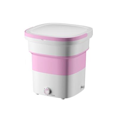 China Mini Washing Machine Dormitory Home Student Portable Foldable Mini Single Folding Baby Washing Machine for sale