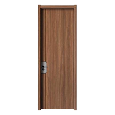 China Sound Insulation Bosya China Manufacturer Wood Main Door MDF Wooden Door With Groove Design Manufacturers In China for sale