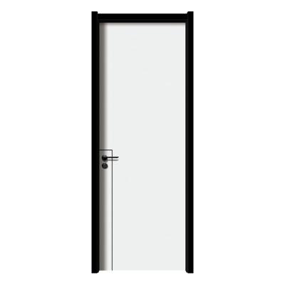 China Waterproof Bosya Modern Design Isreal Market Waterproof Interior Hollow Wpc Door With Door Frame for sale