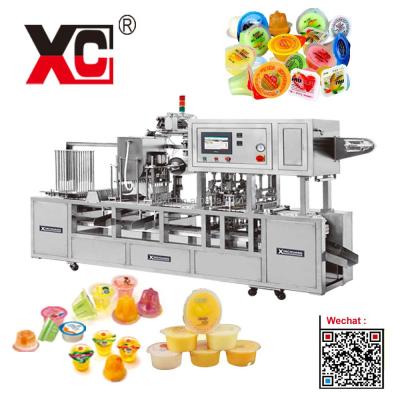 China CFD-16 Automatic Beverage Liquid Filling Sealing Machine For Jelly Drink Cups for sale