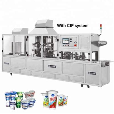 China CFD-4P AUTOMATIC BEVERAGE WATER CUP FILLING SEALING MACHINE for sale