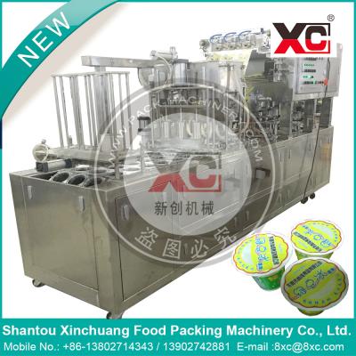 China CFD-3 Beverage Green Bean Paste Up Filling And Sealing Machines for sale