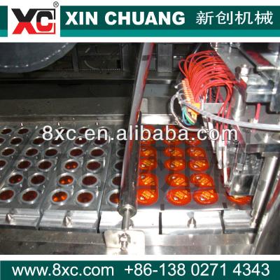 China Beverage Jam/Syrup/Fruit Sauce Cup Fill Seal Machine for sale