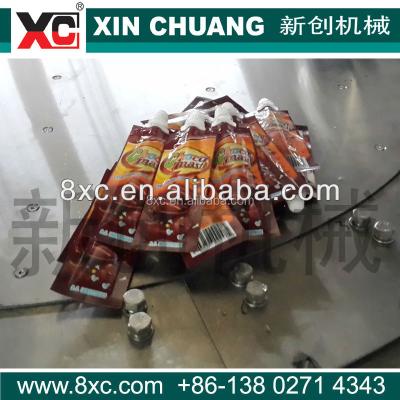 China automatic beverage koko masti chocolate cream filling and capping machine for sale