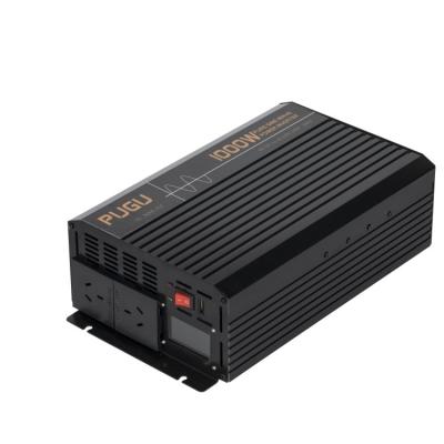 China Hot Selling RV PUGU Power Inverter 1000w 12v 220v 50hz 60hz 1000w Pure Sine Wave Power Inverter for sale