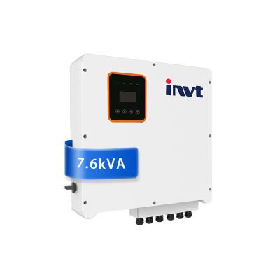 China INVT Solar Power System Inverter 7.6Kw Ongrid Hybrid Inverter Power 7.6Kva for sale