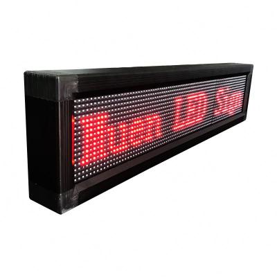 China Advertise Display P10 Led Message Board Led Sign Door Banner for sale