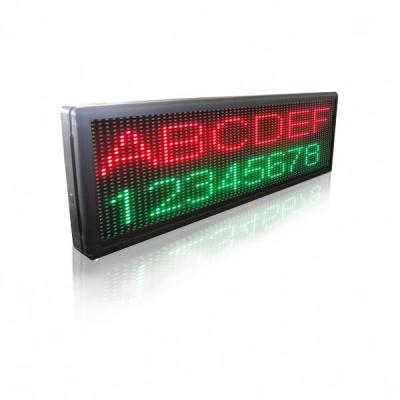 China Outdoor P10 192x32 LED Sign Board Show 160 Outdoor Full Color Horizontal Vertical 160 P10mm Amber 192x32mm Muenled for sale