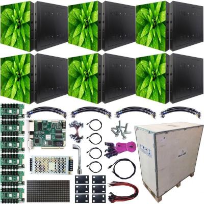 China AS10 outdoor suit 6 pieces of smd LED display outdoor panel digital signage advertise wall lowest price Muen P10 for sale