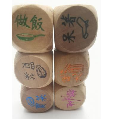 China Best price top quality fashionable custom wooden RPG game pieces and dies for sale