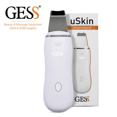 China GESS-148 Professional DEEP CLEANING Ultrasonic Skin Face Scrubber Peeling Beauty Machine for sale