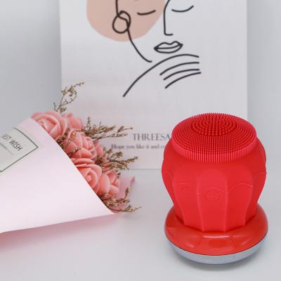 China Pore ​​GESS New Arrivals Private Label Microcurrent Silicone Ultrasonic Beauty Shrink Device For Beauty Use for sale