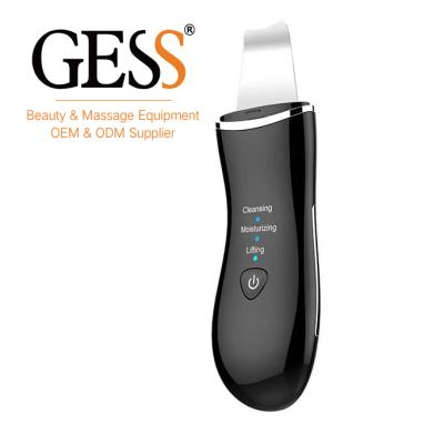 China Ultrasonic Acne Treatment GESS New Product Face Cleaner Skin Scrubber for sale