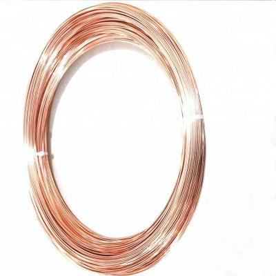 China AG Rose Gold Copper Wire Enameled Silver Plated Copper Wire for sale