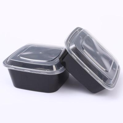 China 1000ml pp plastic takeaway packing box thickened pp plastic lunch box disposable food container for sale