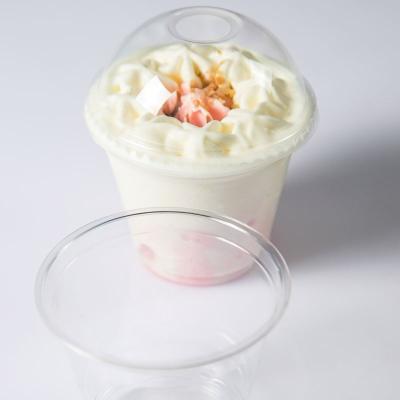 China 7oz Portable Pet Cups Disposable Transparent To Go Plastic Jello Pudding Ice Cream Sundaes Yogurt Cup PET for sale