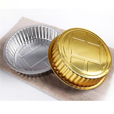 China Best Selling Casual Storage Tray Aluminum Food Container Aluminum Foil Box With Heat Sealing Cup for sale