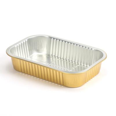 China Manufacturers Direct Selling Lid Container Aluminum Plastic Food Tray With Cover for sale