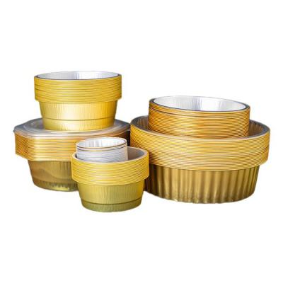 China Good Quality Aluminum Container Containers Occasional Aluminum Foil Take Out Box With PP Plastic Cover for sale