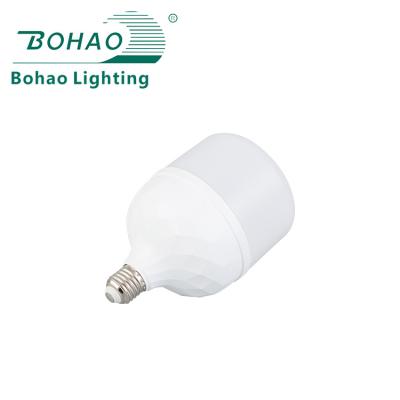 China Hotel Household LED Light Bulb Plastic Coated Aluminum Lamp Bulb E27 20w30w40w50w for sale