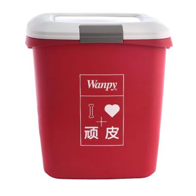 China Wholesale Stocked Manufacturer Pet Food Storage Container For Dog And Cat for sale