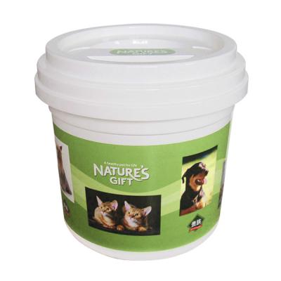 China Amazon Airtight , Best Selling Stored Pet Food Round Storage Container for sale