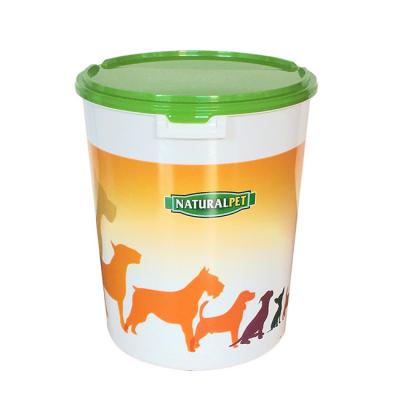 China Hot Sale Eco Friendly Wide Mouth Pet Stocked Plastic Food Container for sale