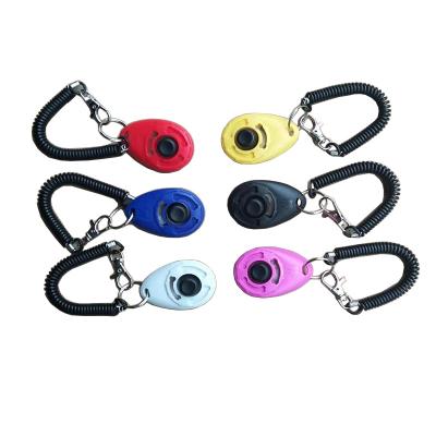 China Factory direct supply viable pet training clicker pro quality wholesale upgraded wrist strap dog clickers for sale