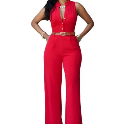 China QUICK DRY Pants 2021Women's High Waist Wide Leg Overalls /with Belt for sale